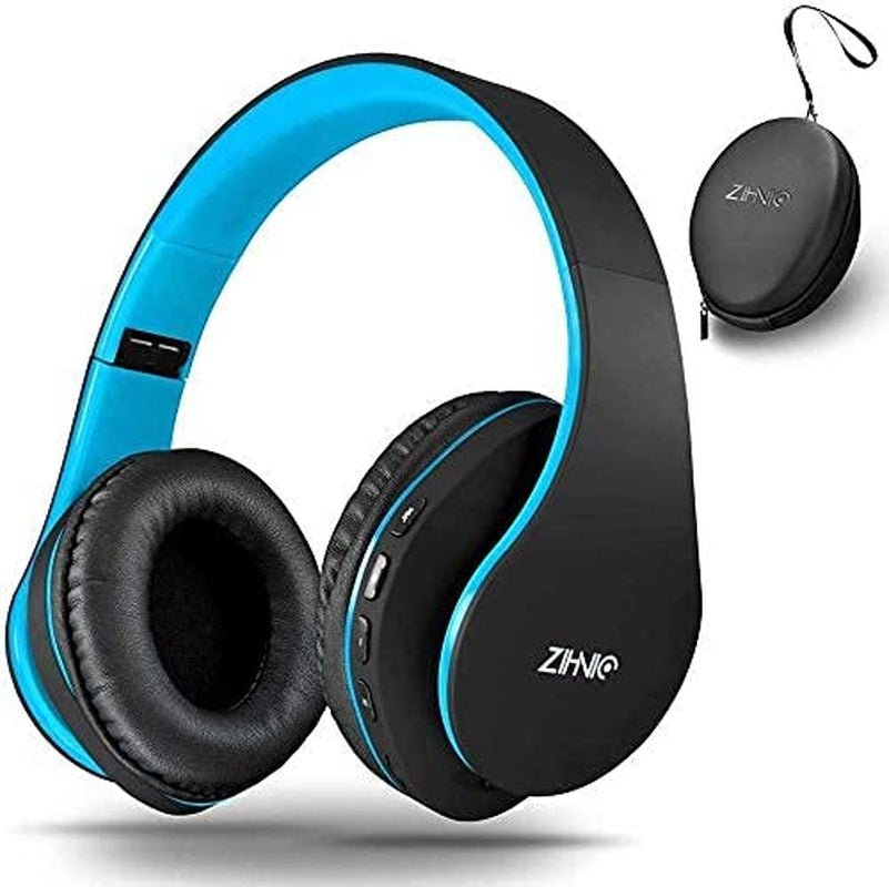 Experience ultimate sound with our foldable Bluetooth headphones! 🎧 Wireless & wired options, FM radio, and comfy earmuffs for all-day wear. Perfect for your phone and PC! Available in sleek black/blue. #MusicLovers #TechGadgets