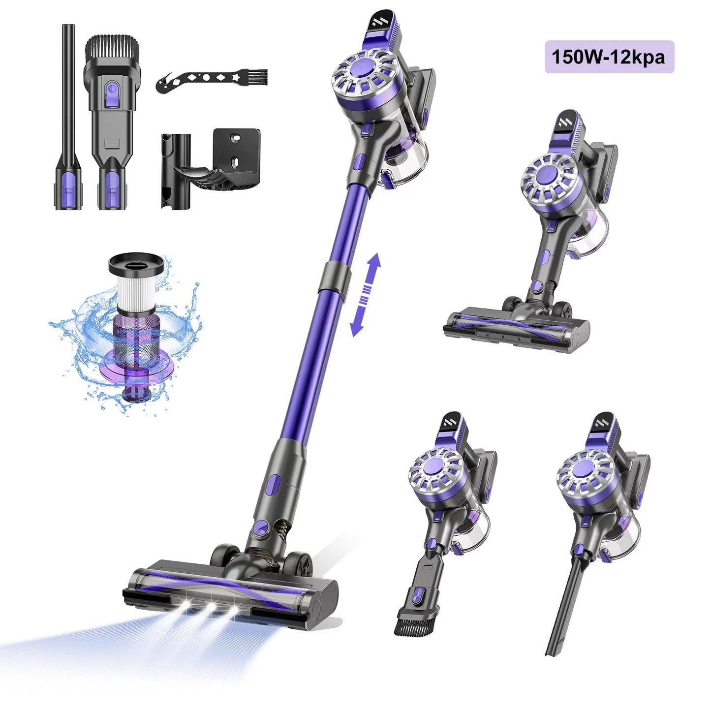 "Say goodbye to pet hair and mess! 🐾✨ Check out the V07 Cordless Handheld Vacuum - 180W of powerful suction and a 0.9L dust cup for hassle-free cleaning! 💨 #HomeCleaning #PetOwners"