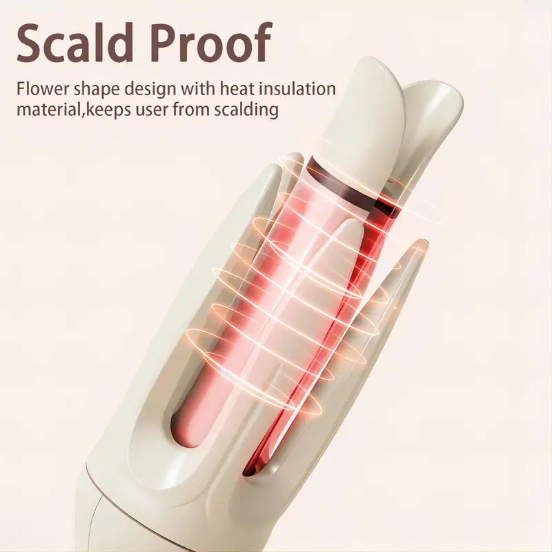 Automatic Hair Curling Iron, 28Mm Hair Curler, Negative Ion Automatic Hair Hair Curl Wand, 4 Modes Temperatures Curling Iron for Women, Hair Styling Tools for Home