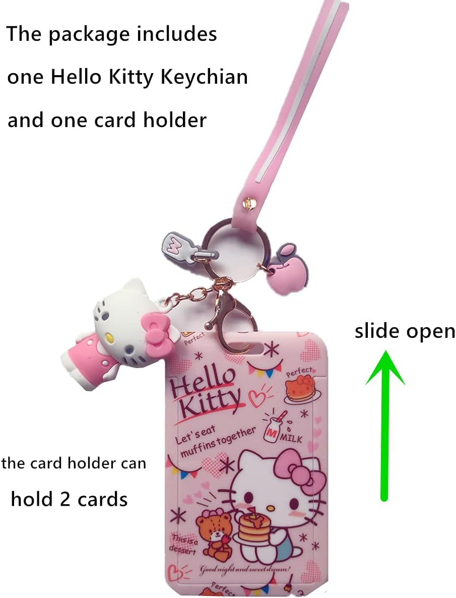 Hello Kitty Key Chain for Girls Women | Sanrio Figures Birthday Gift Bag Accessories (Hello Kitty 1)