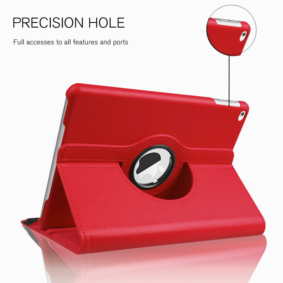 For Ipad 10Th 9Th 8Th 7Th 6/5Th Gen Leather Smart Flip Case Rotating Stand Cover