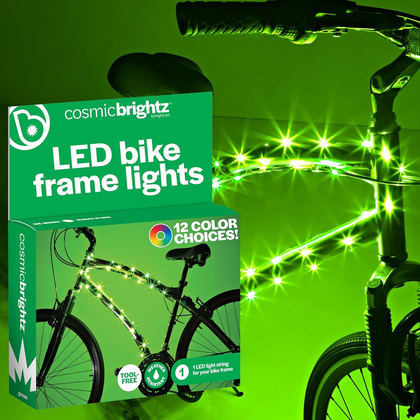 "Light Up Your Ride! 🚴♂️✨ Transform your bike with our Cosmic LED Frame Rope Light - 6.5ft of vibrant fun! Perfect for kids, teens, & adults. Stay safe & stylish on every adventure! 💡🌈 #BikeLife #LEDLights"