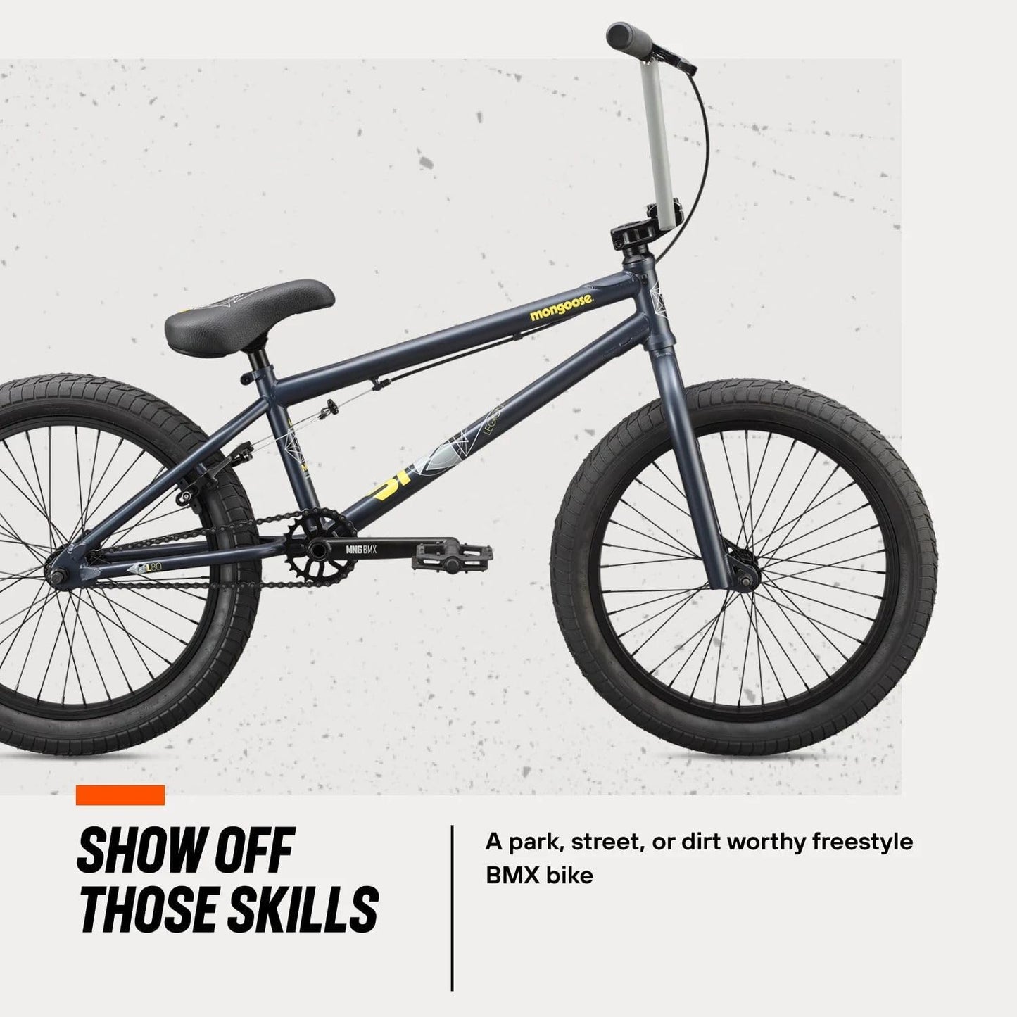 Legion Freestyle BMX Bike for Advanced-Level or Professional Riders, Adult Men Women, 4130 Chromoly Frame, and 20-Inch Wheels