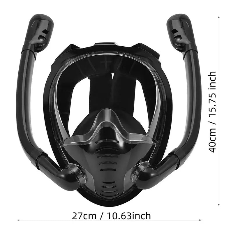Anti Fog & anti Leak Diving Mask, 1 Set Adult Water Sports Equipment for Swimming Diving, Sports Equipment for Deep Blue Sea, Gym Essentials