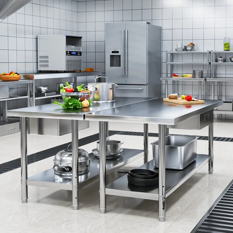 Stainless Steel 31.4'' H Work Table
