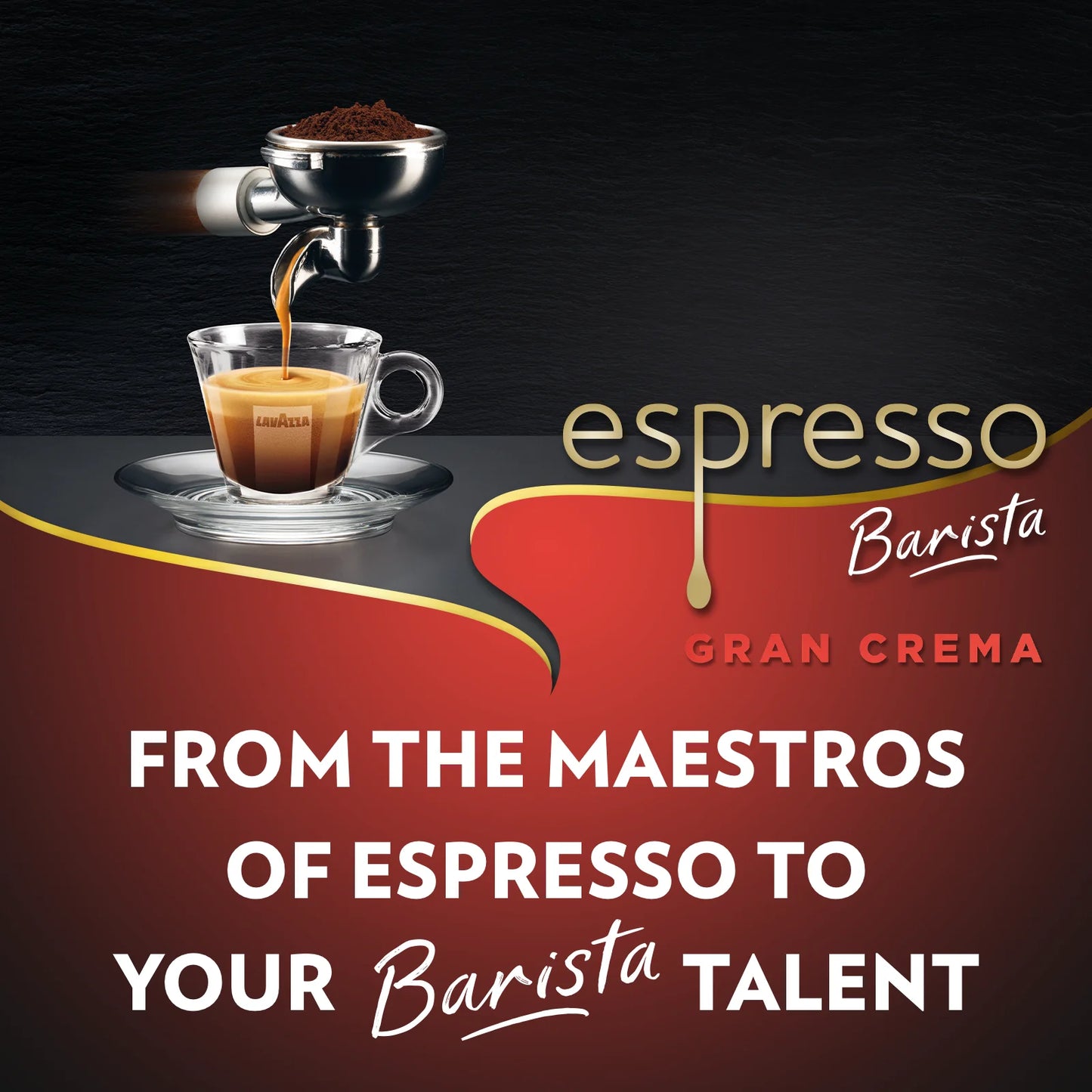 Espresso Barista Gran Crema Whole Bean Coffee Blend, Medium Espresso Roast, 2.2LB Bag