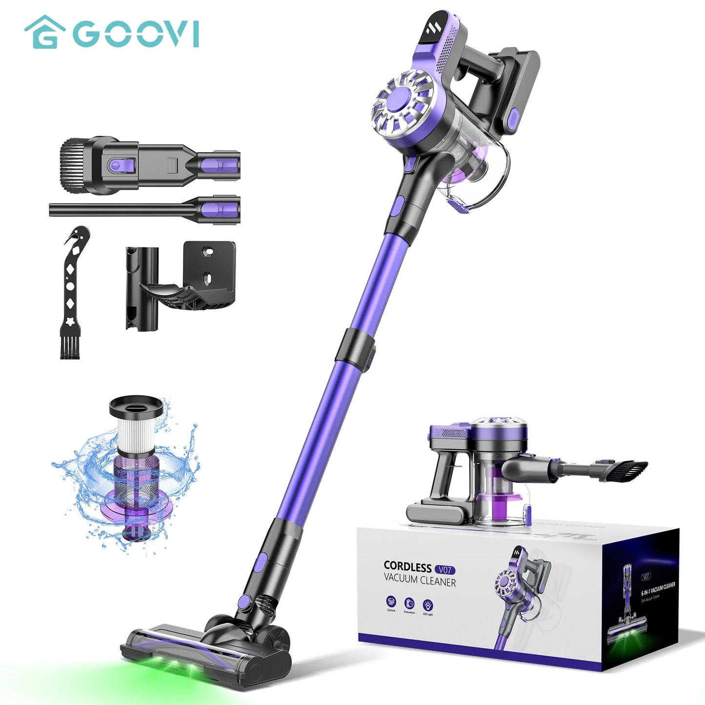 "Say goodbye to pet hair and mess! 🐾✨ Check out the V07 Cordless Handheld Vacuum - 180W of powerful suction and a 0.9L dust cup for hassle-free cleaning! 💨 #HomeCleaning #PetOwners"