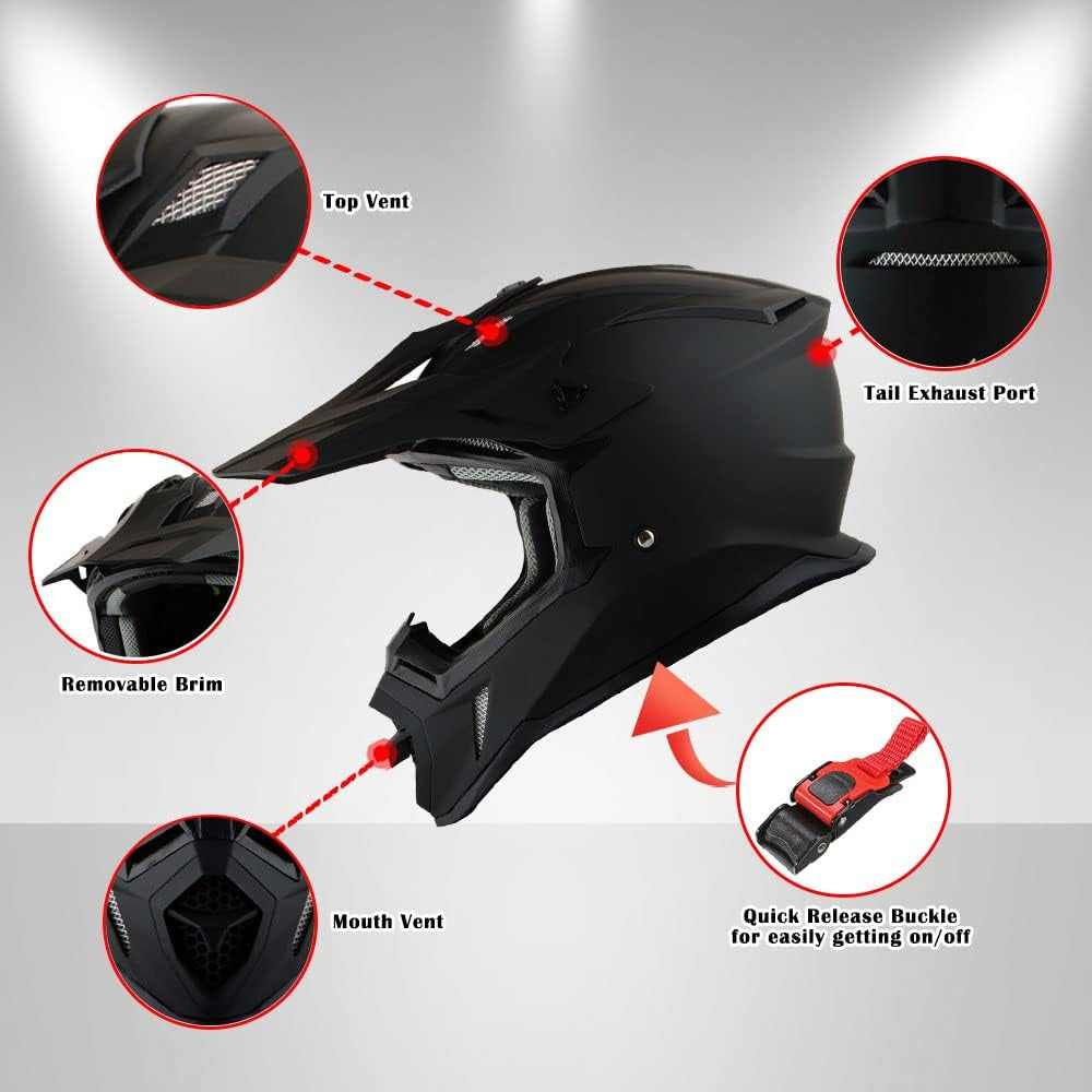 Adult Motocross Helmet BMX MX ATV Dirt Bike Downhill Mountain Bike Helmet Racing Style H637