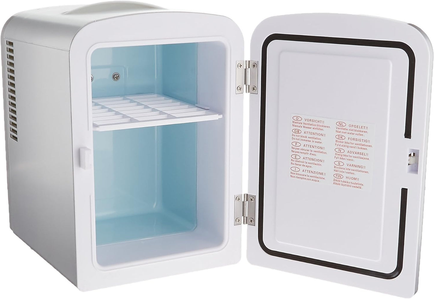 Mini Fridge for Beauty, Skin Care, Makeup, Cosmetics Storage-6 Can Capacity Portable Refrigerator Cooler and Warmer-Thermoelectric Technology-For Bedroom, Office, Dorm or Car
