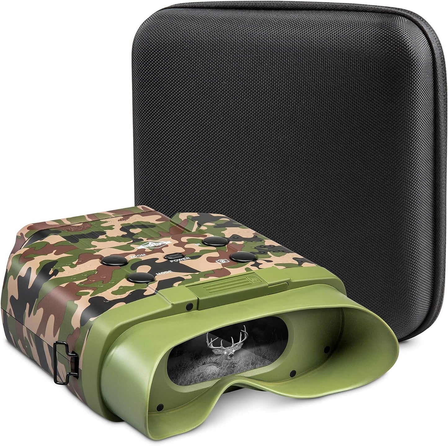 Camouflage Digital Night Vision Binoculars, Capture HD Photos & Videos, See Clear in 100% Total Darkness, Long Viewing Distance, Large Viewing LCD Screen, Infrared Goggles for Hunting