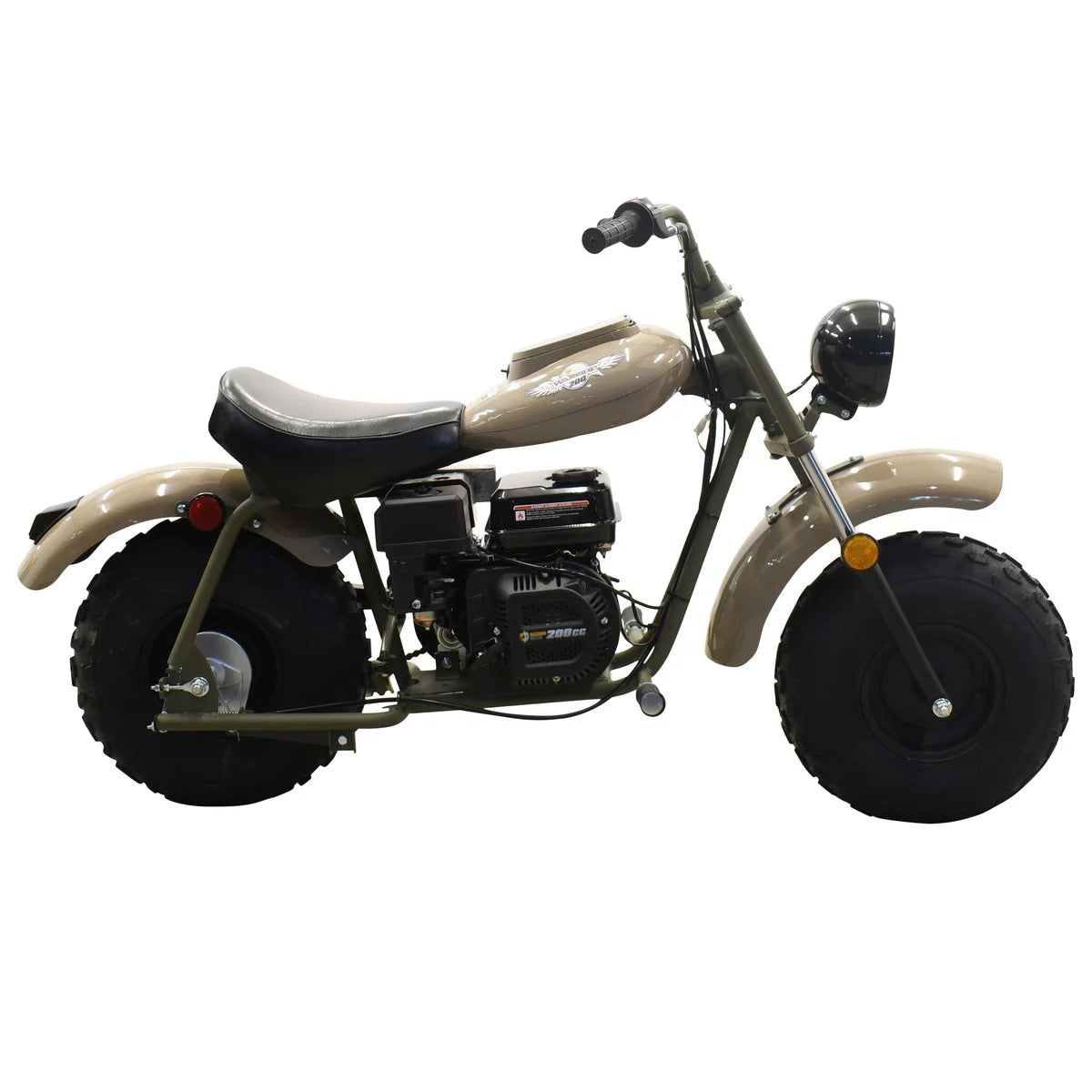 MB200 Mini Bike 7.5HP Gasoline Powered (Motorcycle) (Quicksand)