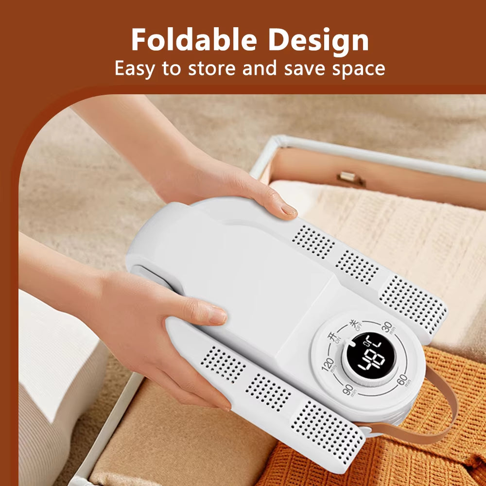 "Say Goodbye to Damp Shoes! π Meet the Foldable Electric Shoe Dryer & Boot Warmer β Fast Drying, Odor Eliminating, and Perfect for Every Adventure! πβ¨ #ShoeCare #DryFeet"