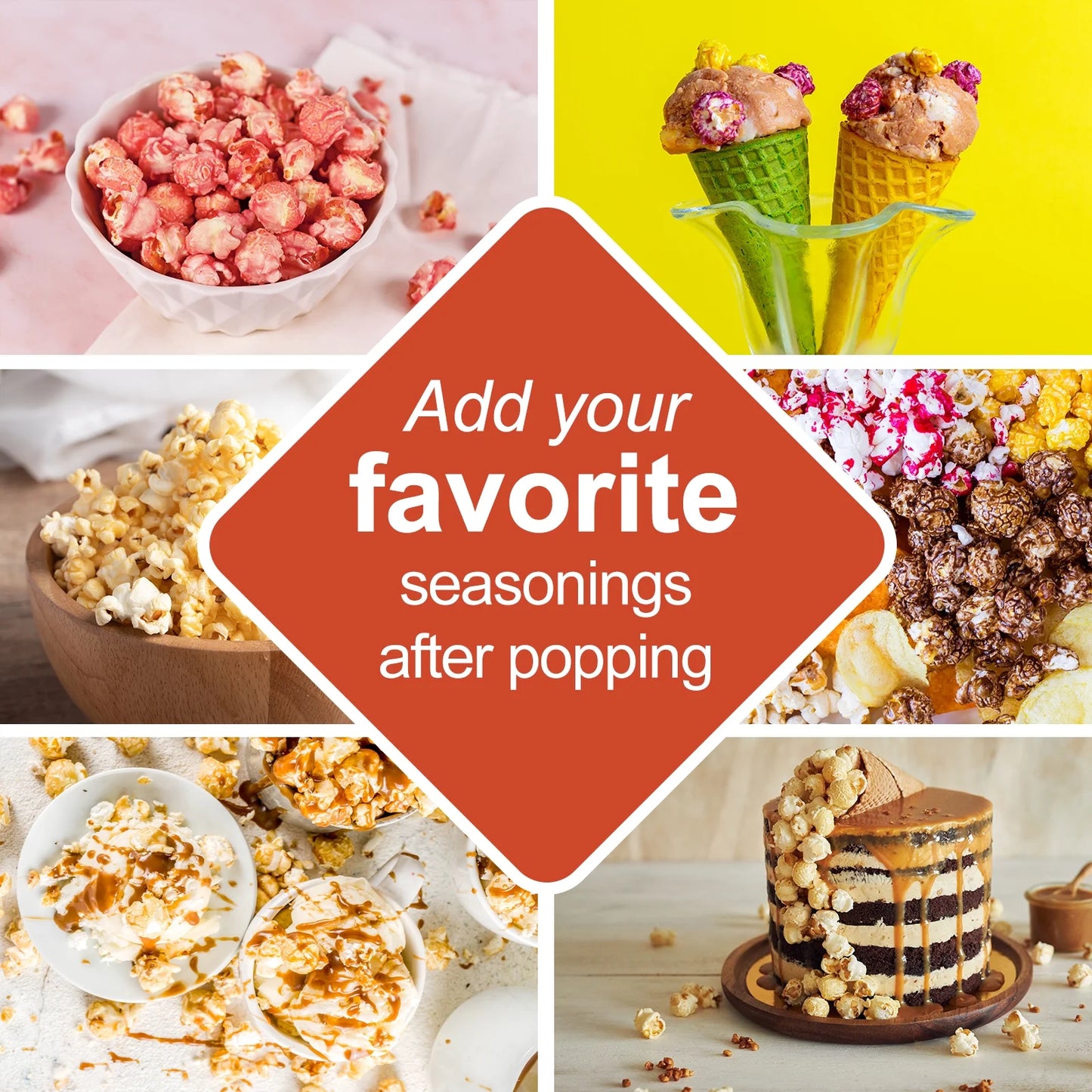 Hot Air Popcorn Popper, Retro Popcorn Maker, 1200W Electric Popcorn Machine, Oil Free, 3.3Lb for Home Party Kids, New, Red