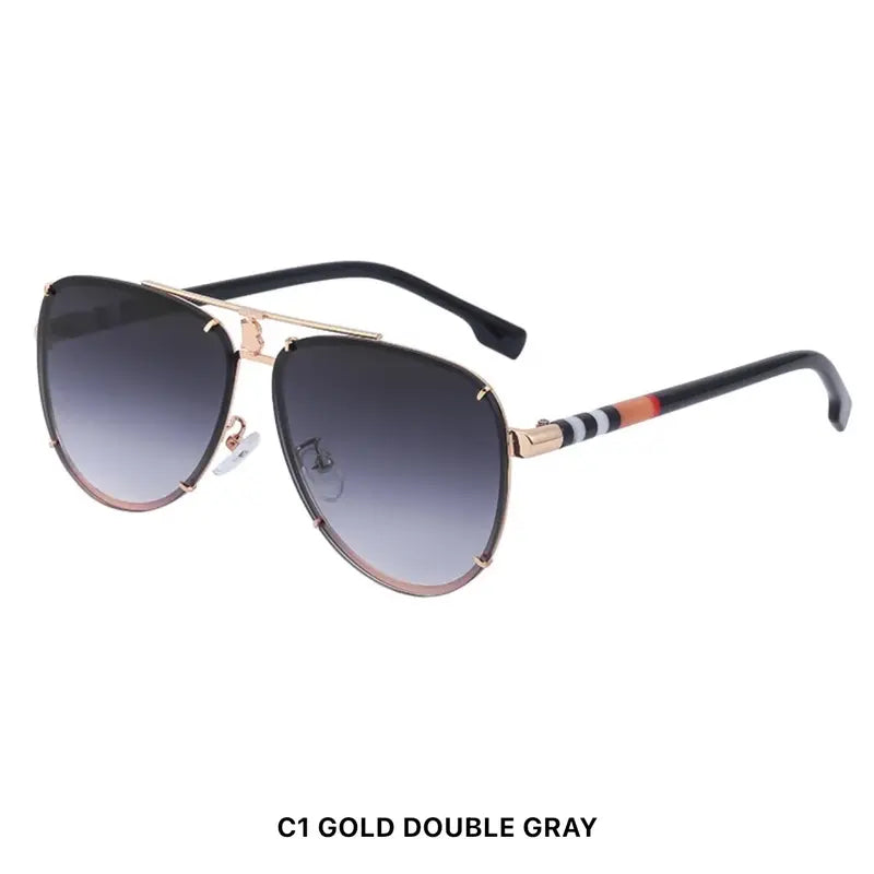 Luxury Retro Classic Design Sunglasses Famous Trendy Vintage Men and Woman Sunglasses Uv400 Protection Lenses Shades