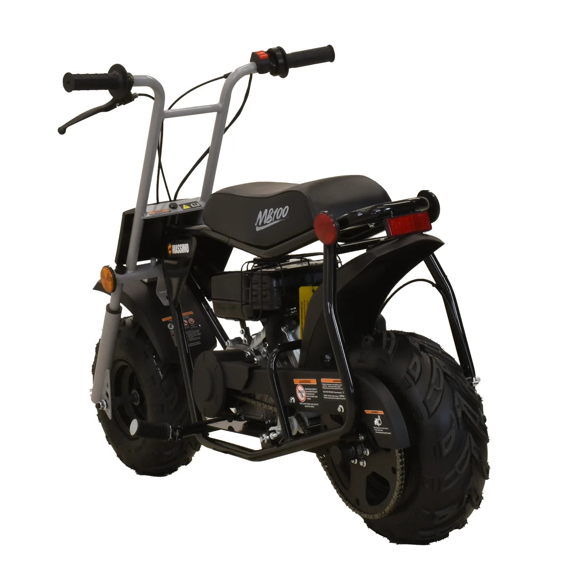 Massimo Minibike 79Cc 2.5HP 4 Stroke, Gas Powered, Trail Bike, off Road, Motorcycle MB100 - Black