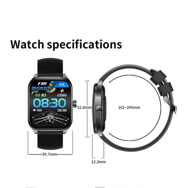Smart Watch for Women Men(Call Answer/Dial),2.01'' Touch Screen Smartwatch for Android Iphone Compatible,Fitness Tracker,Silver