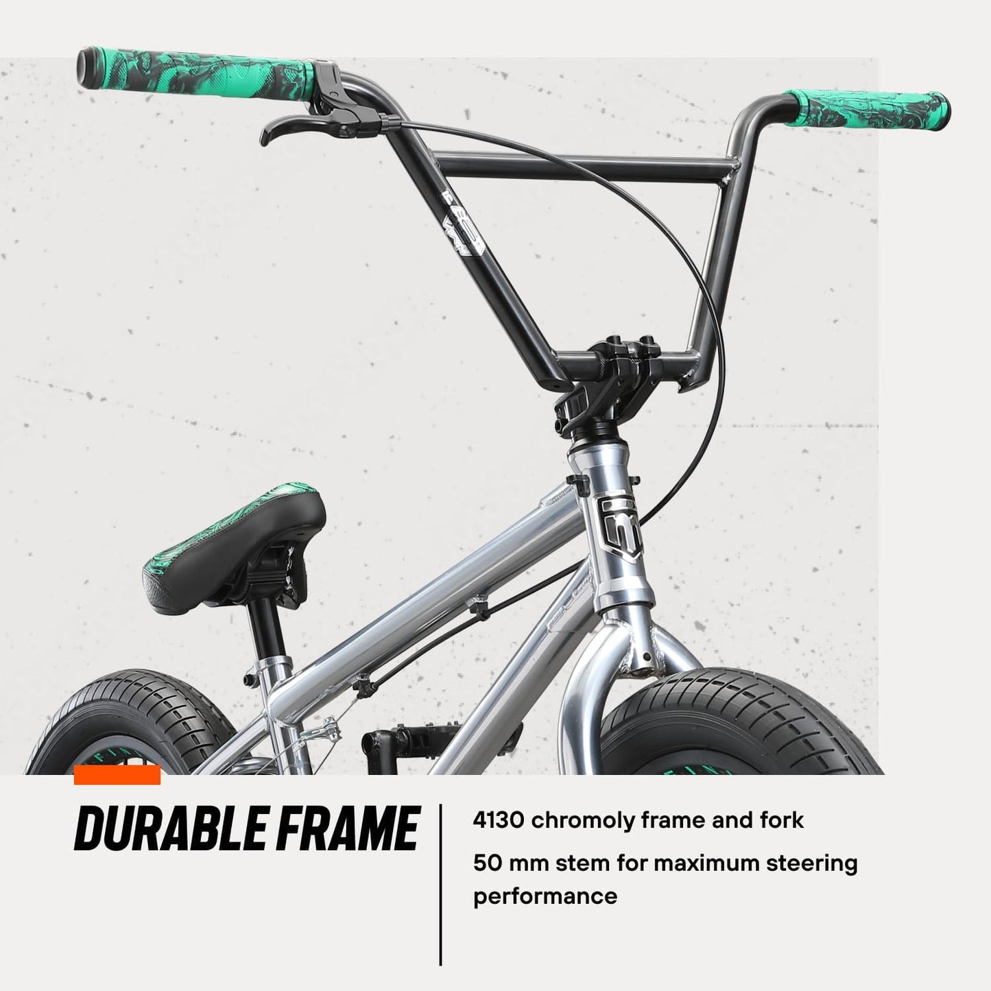 Legion Freestyle BMX Bike for Advanced-Level or Professional Riders, Adult Men Women, 4130 Chromoly Frame, and 20-Inch Wheels