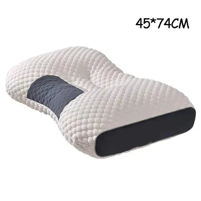 "Ultimate Comfort: Super Ergonomic Orthopedic Cervical Contour Pillow for All Sleep Positions - Relieve Neck and Shoulder Pain!"