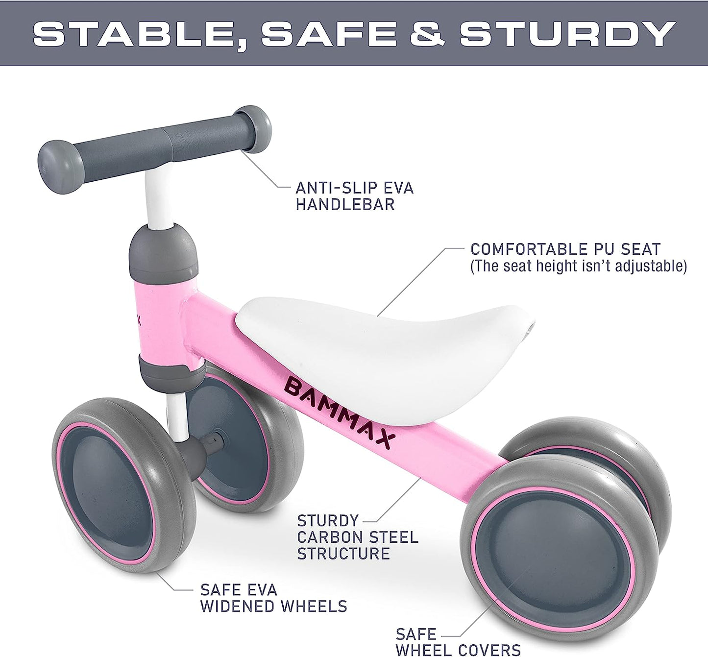 🚴♂️✨ Tykebike® Balance Bike for Little Adventurers! Perfect for toddlers 1-2 years! Lightweight, easy-glide wheels, and safer steering for indoor & outdoor fun! 🌟👶 #ToddlerFun #BalanceBike