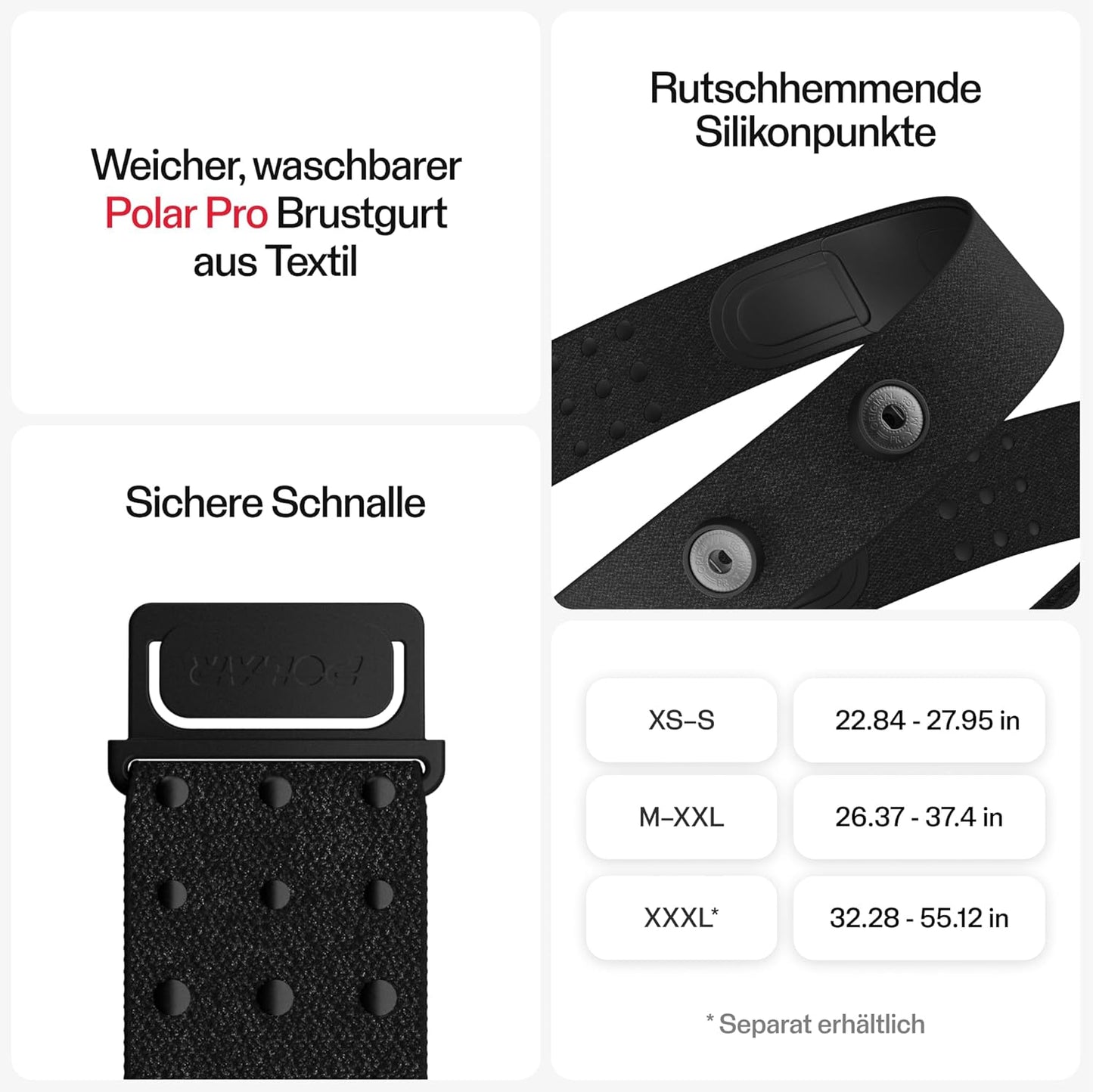 H10 Heart Rate Monitor Chest Strap - ANT + Bluetooth, Waterproof HR Sensor for Men and Women