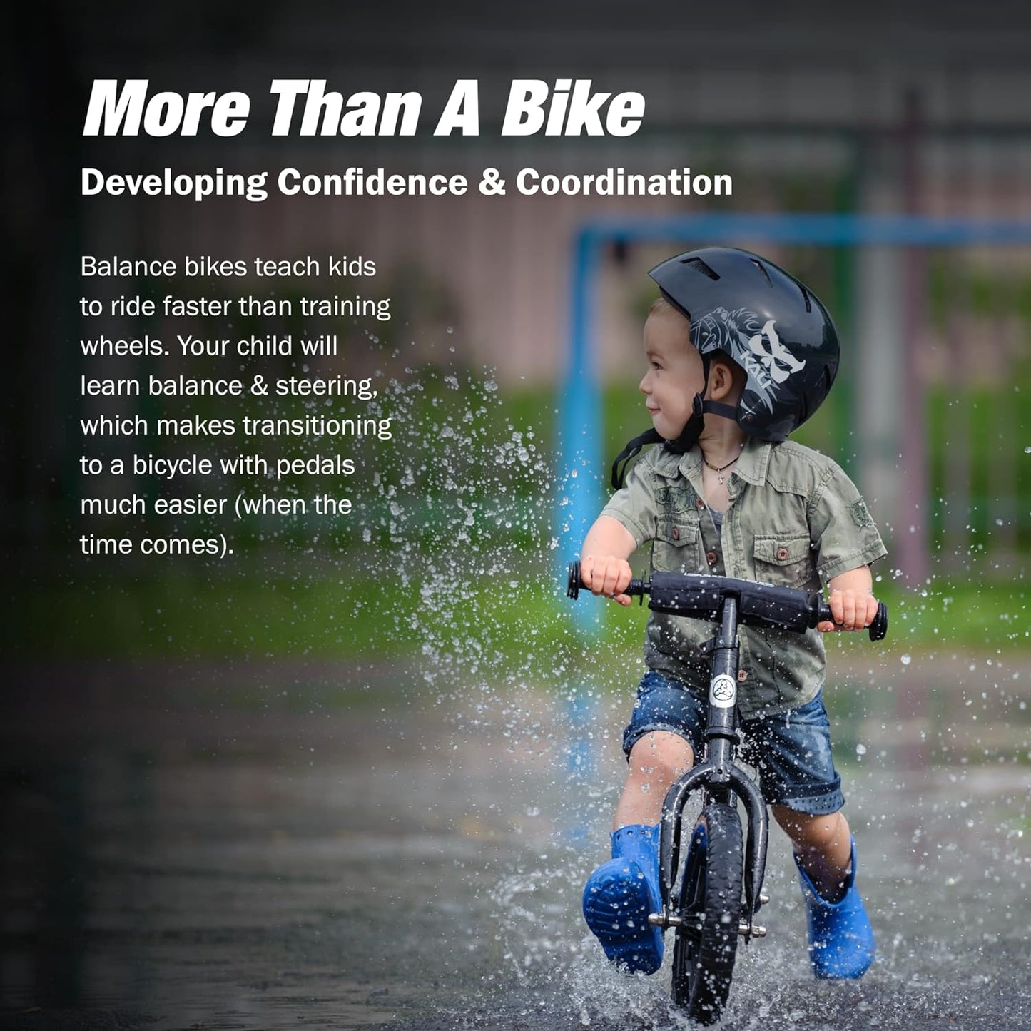 π΄ββοΈ Get your little ones rolling with our 12" No-Pedal Balance Bike! Perfect for kids aged 1-4, it features a comfy padded seat, safety pad, and flat-free tires! Easy assembly and adjustments = more fun, less hassle! π #KidsBike #BalanceBike #SafetyFirst