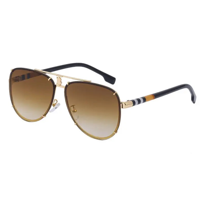 Luxury Retro Classic Design Sunglasses Famous Trendy Vintage Men and Woman Sunglasses Uv400 Protection Lenses Shades