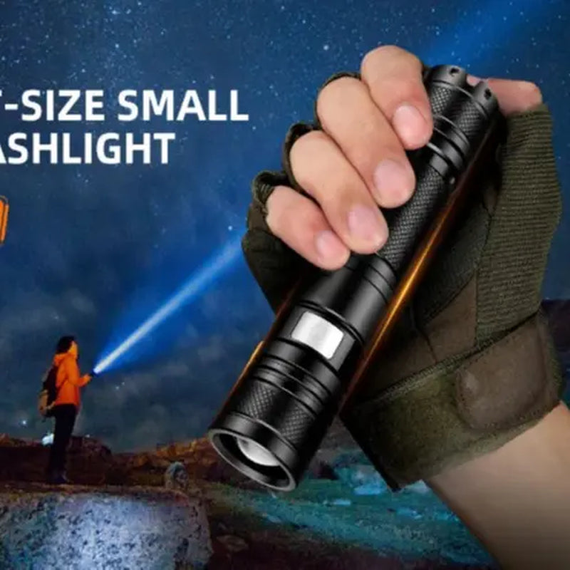 Sdlife Rechargeable 920 Lumens Super Bright Tactical Flashlight, High Powered LED Flashlights for Emergency, Outdoor, Home, Camping, Hiking,New Year Gift