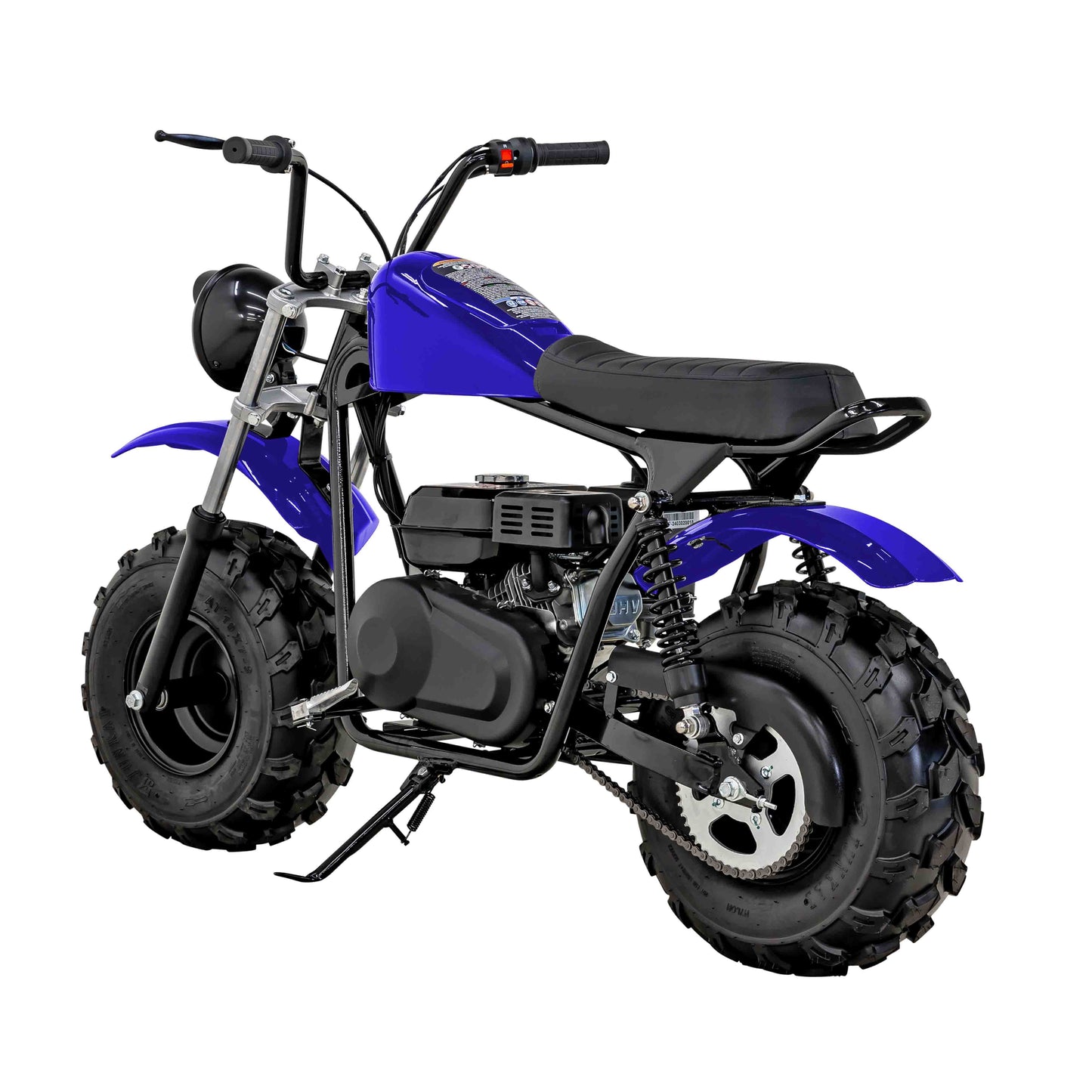 Massimo Minibike 196Cc 7.5HP 4 Stroke, Gas Powered, Trail Bike, off Road, Gasoline Powered Motorcycle MB200S - Blue