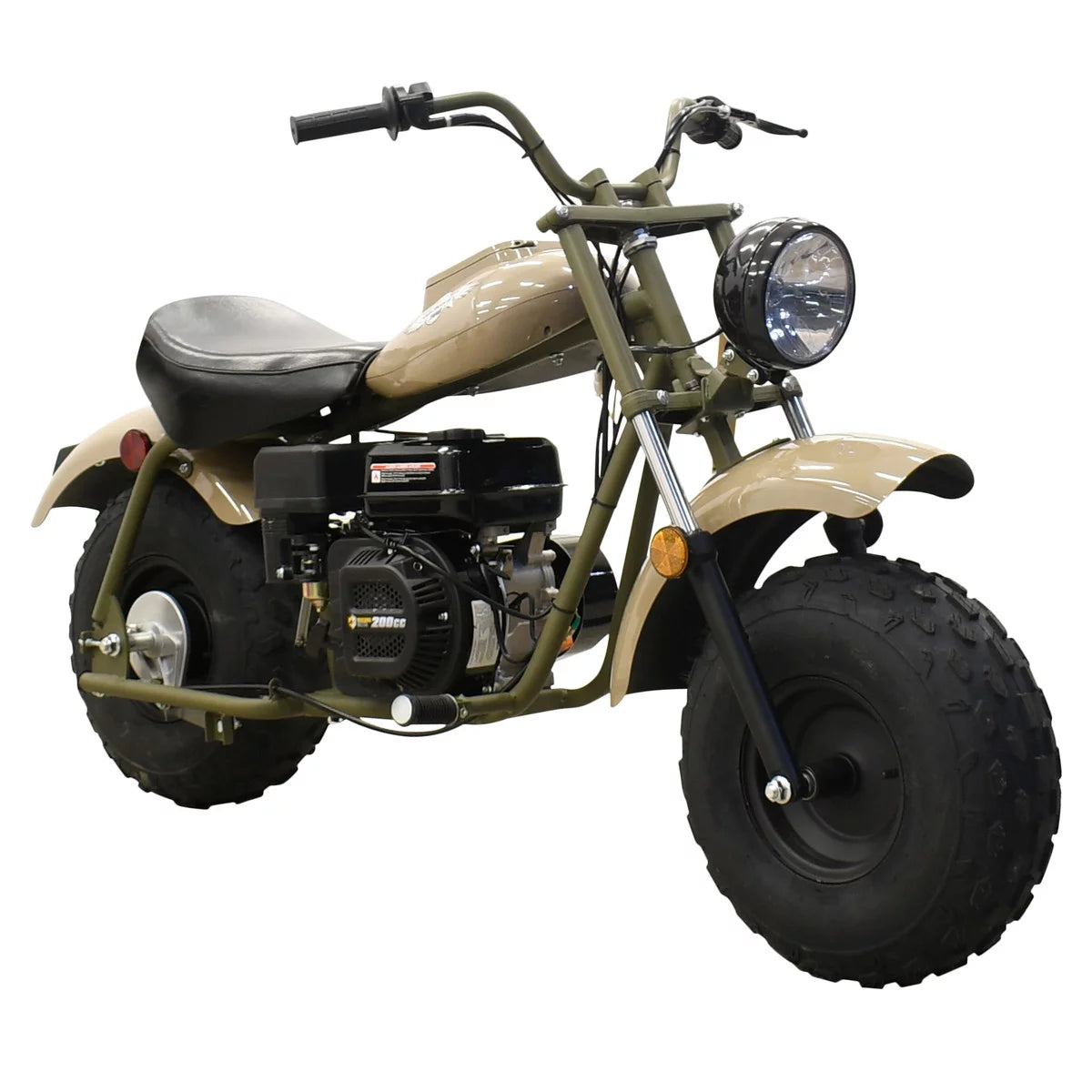 MB200 Mini Bike 7.5HP Gasoline Powered (Motorcycle) (Quicksand)