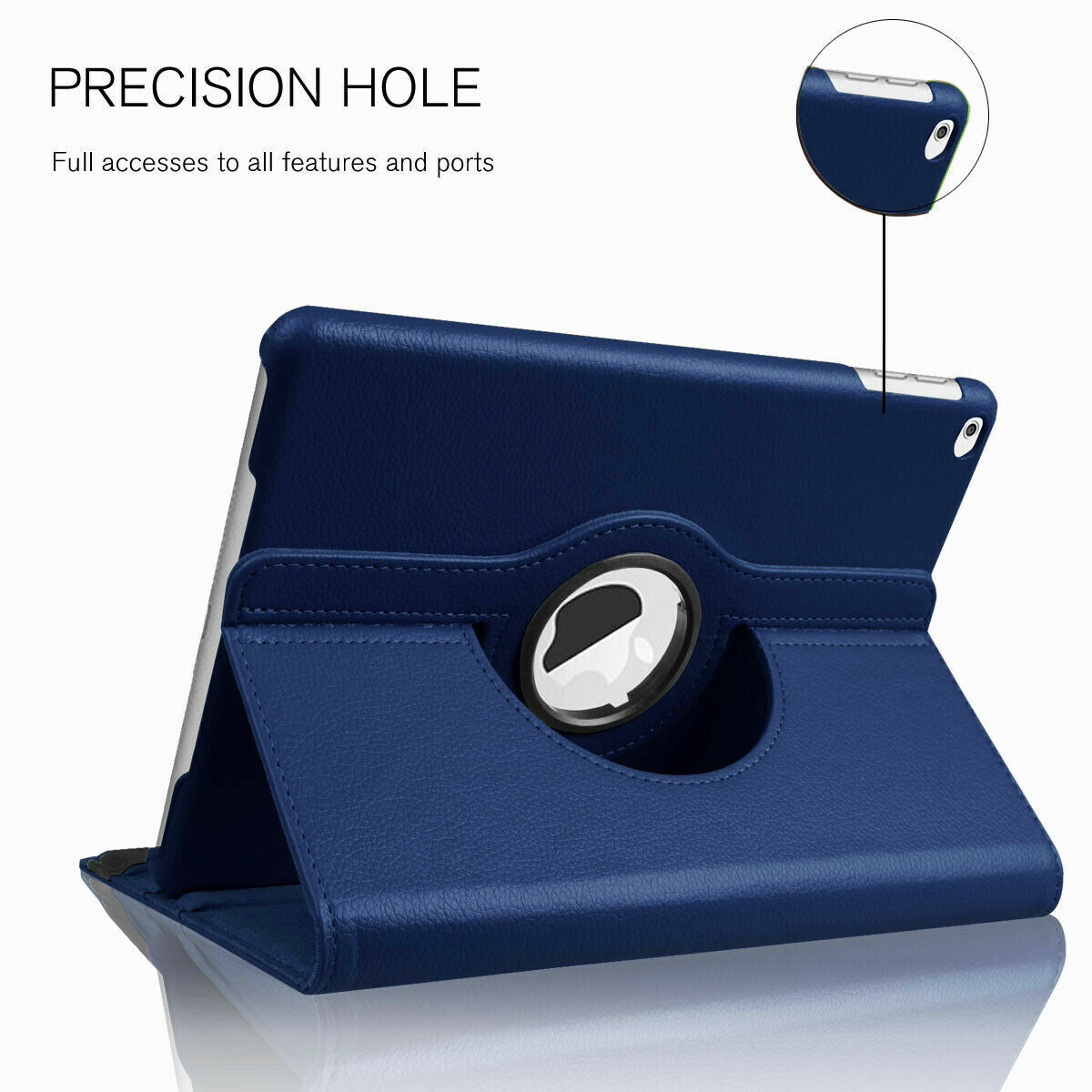For Ipad 10Th 9Th 8Th 7Th 6/5Th Gen Leather Smart Flip Case Rotating Stand Cover