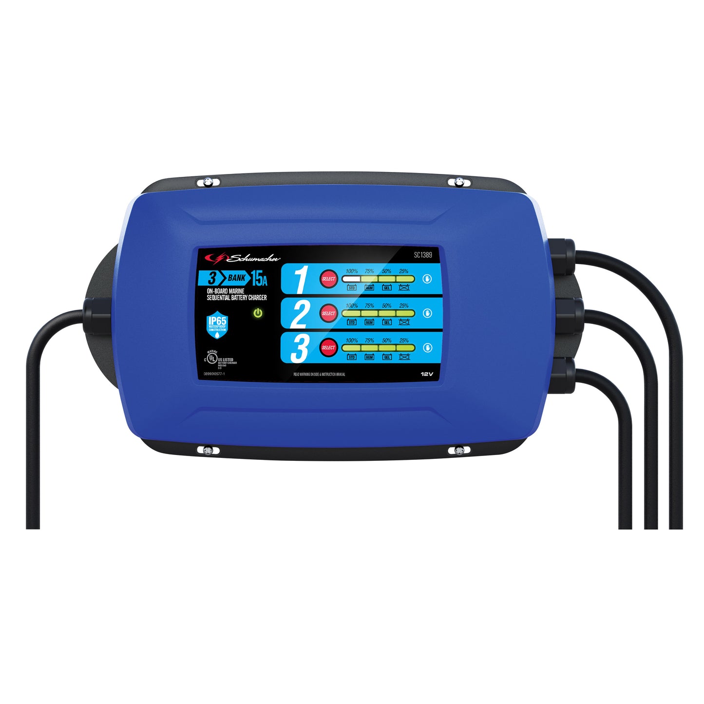 Effortlessly Charge Three Batteries with the Schumacher Electric Ship ‘N Shore 15A Marine Battery Charger