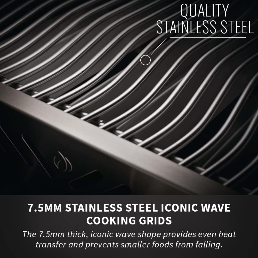 P665PSS Prestige Propane Gas Grill, 665 Sq. In, Stainless Steel