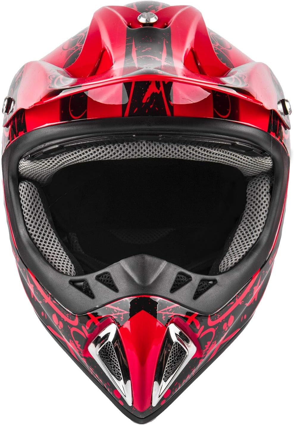 Adult Offroad Helmet Goggles Gloves Chest Protector GEAR COMBO Motocross Dirt Bike