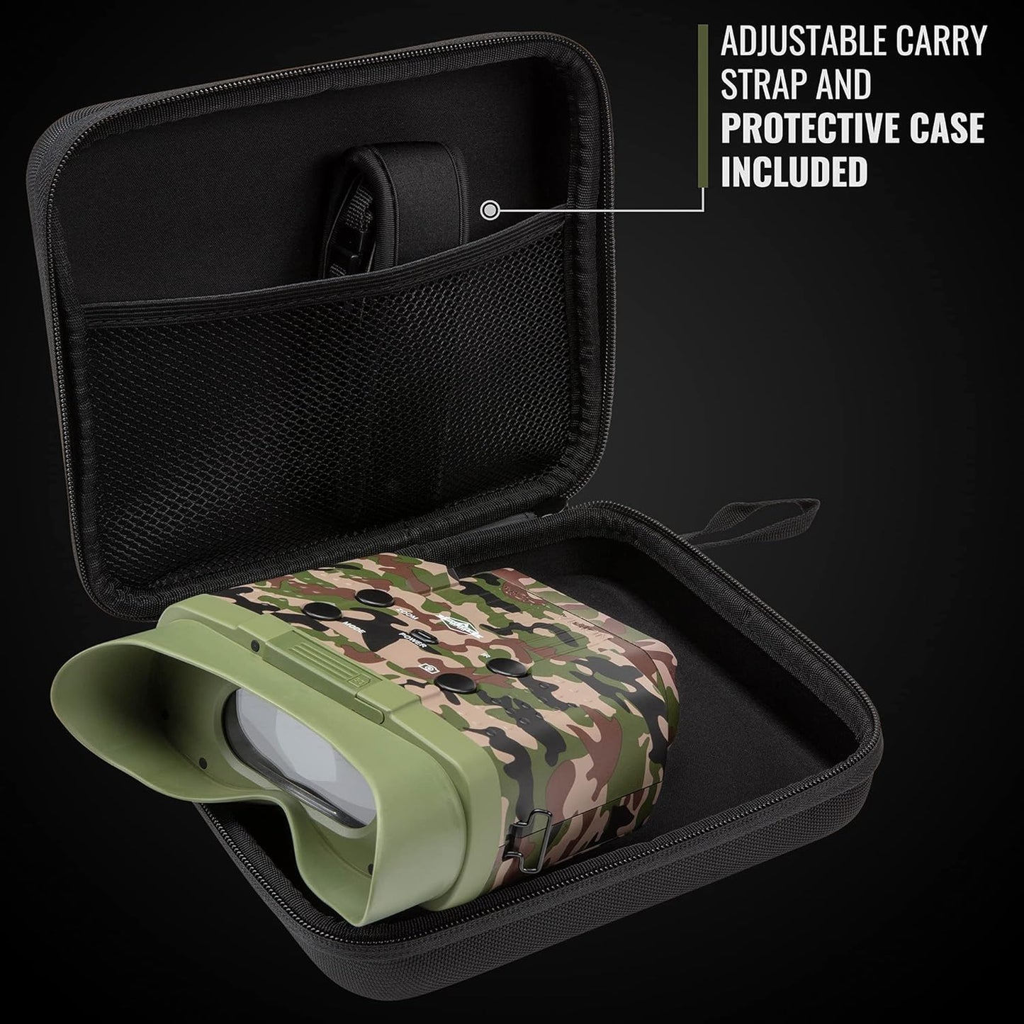 Camouflage Digital Night Vision Binoculars, Capture HD Photos & Videos, See Clear in 100% Total Darkness, Long Viewing Distance, Large Viewing LCD Screen, Infrared Goggles for Hunting