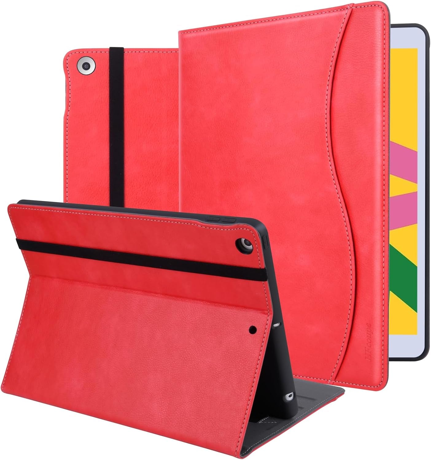 "Stylish & Functional: Leather Folio Case for iPad 9th/8th/7th Gen! π±β¨ Multiple Viewing Angles, Pencil Holder & Auto Sleep/Wake Feature! ποΈπ‘οΈ #iPadCase #TechStyle"