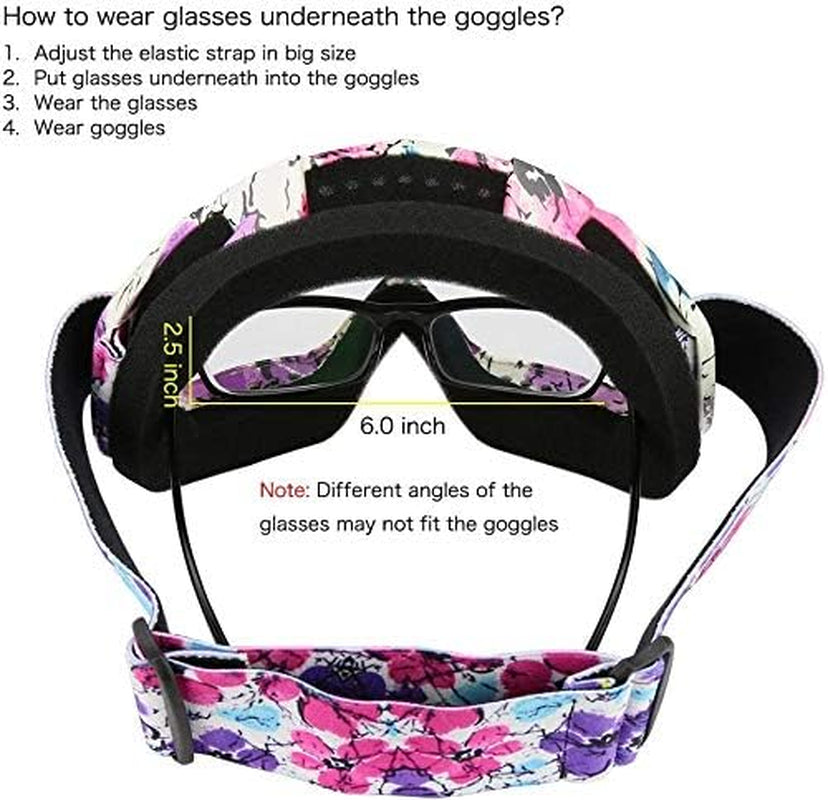 Motocross Motorcycle Goggles Bike off Road Racing Goggle Anti-Scratch Dustproof Bendable UV400