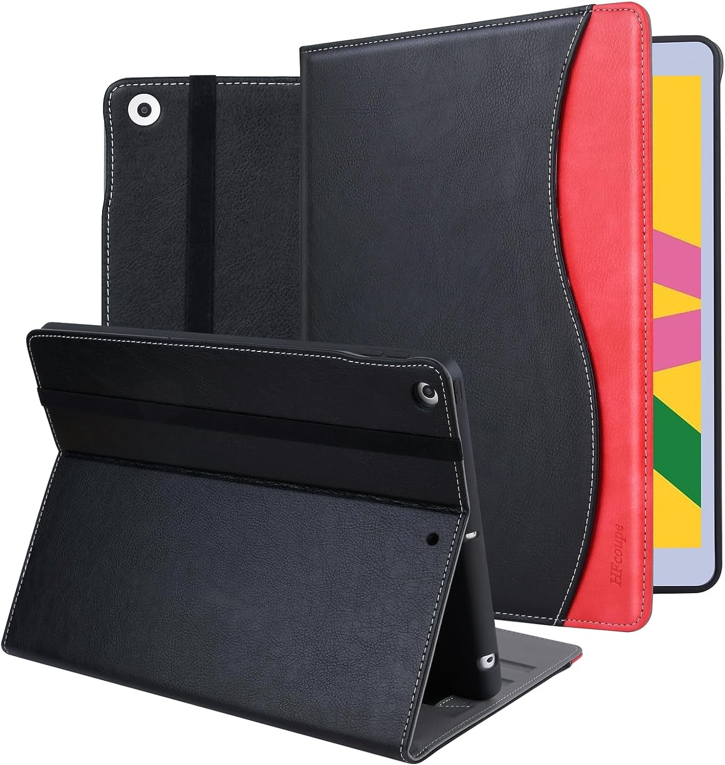 "Stylish & Functional: Leather Folio Case for iPad 9th/8th/7th Gen! π±β¨ Multiple Viewing Angles, Pencil Holder & Auto Sleep/Wake Feature! ποΈπ‘οΈ #iPadCase #TechStyle"