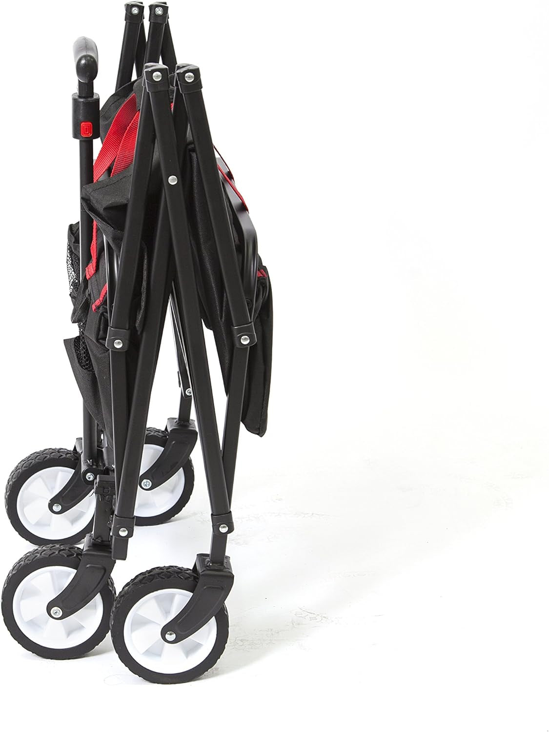 "ππ Get Ready for Adventure with Our Collapsible Folding Beach Wagon in Sleek Black! Perfect for Outdoor Fun! ποΈβ¨"