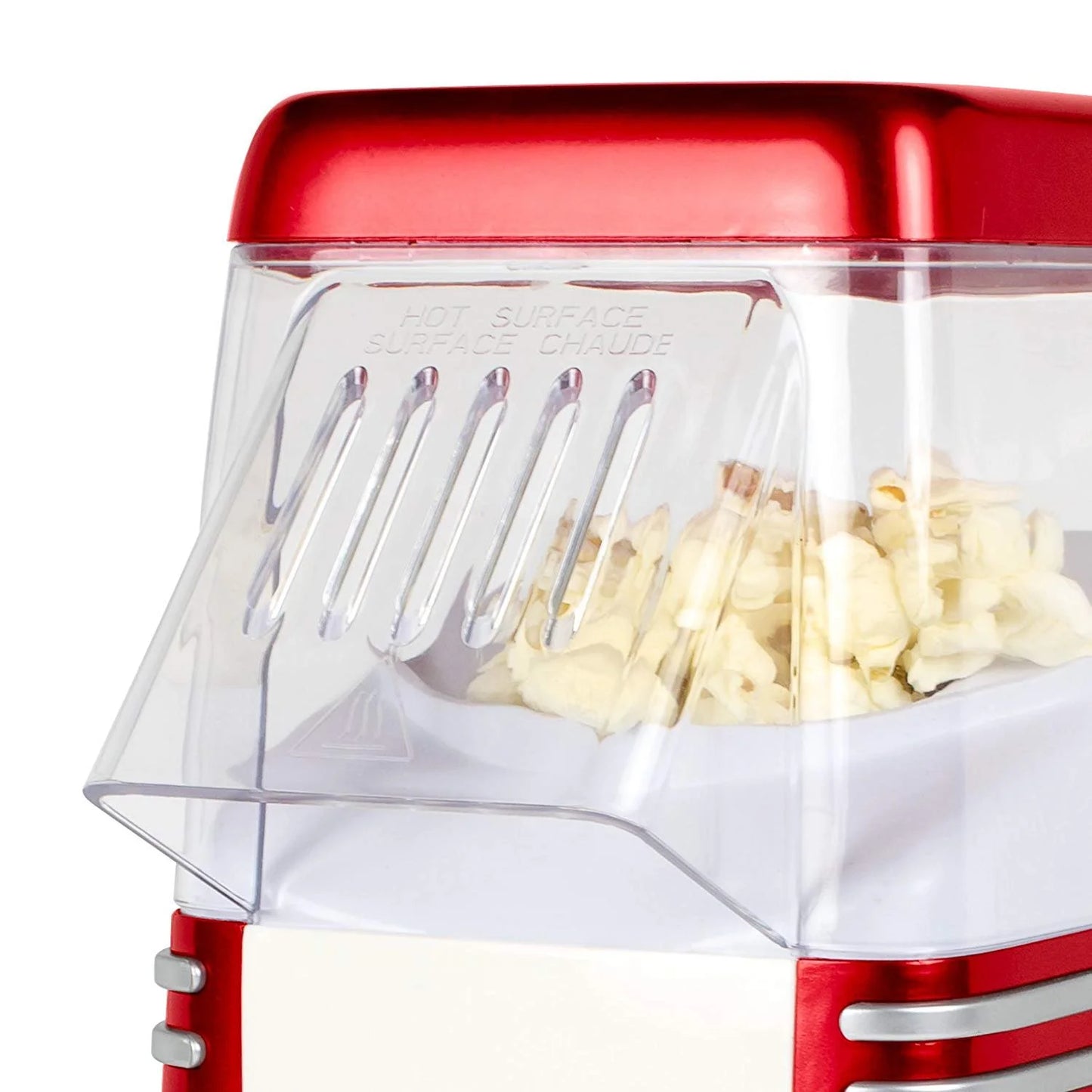 8 Cup Retro Hot-Air Tabletop Popcorn Maker, Red, RHP310