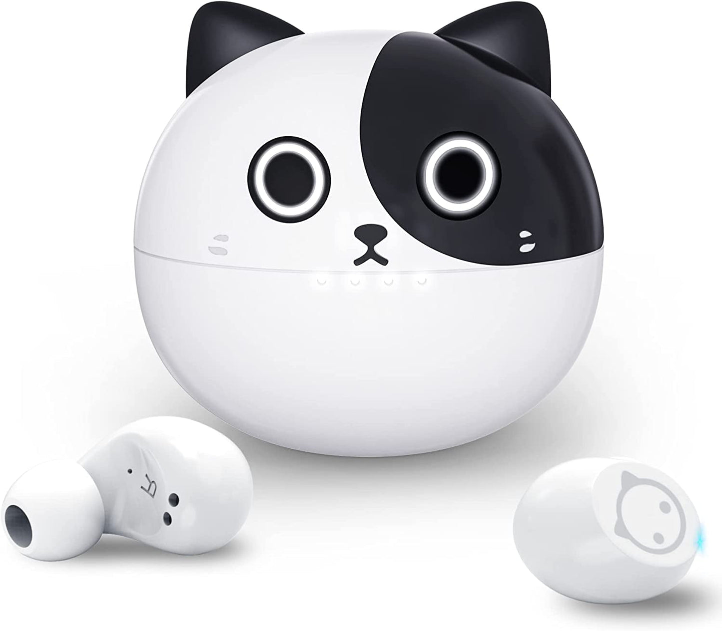 🎧🐼 Get ready to vibe with our Cute Panda Wireless Earbuds! 🎶✨ Bluetooth 5.0, built-in mic, and 36H playtime for the ultimate listening experience. Plus, they're IPX5 waterproof—perfect for your active lifestyle! 💦🎉 #WirelessEarbuds #CuteTech #MusicOnTheGo