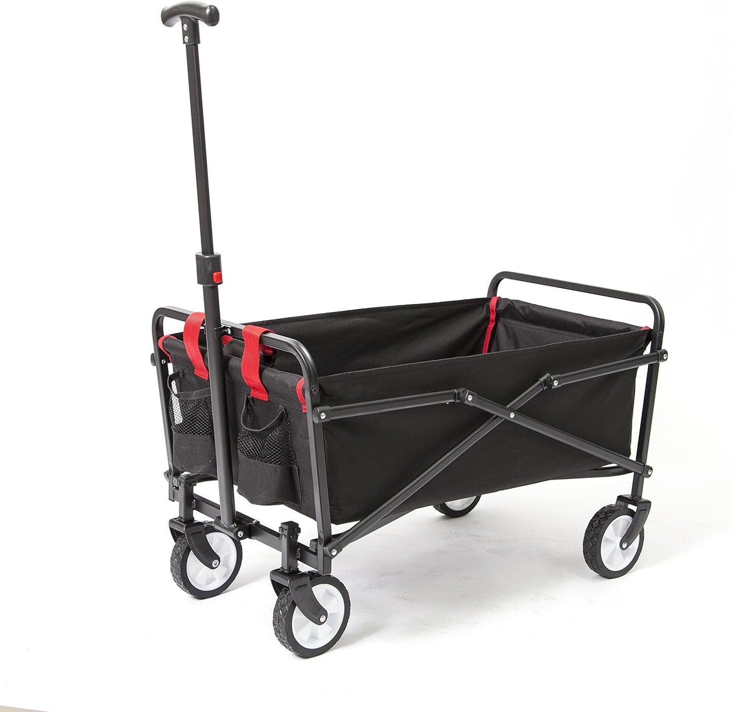 "ππ Get Ready for Adventure with Our Collapsible Folding Beach Wagon in Sleek Black! Perfect for Outdoor Fun! ποΈβ¨"