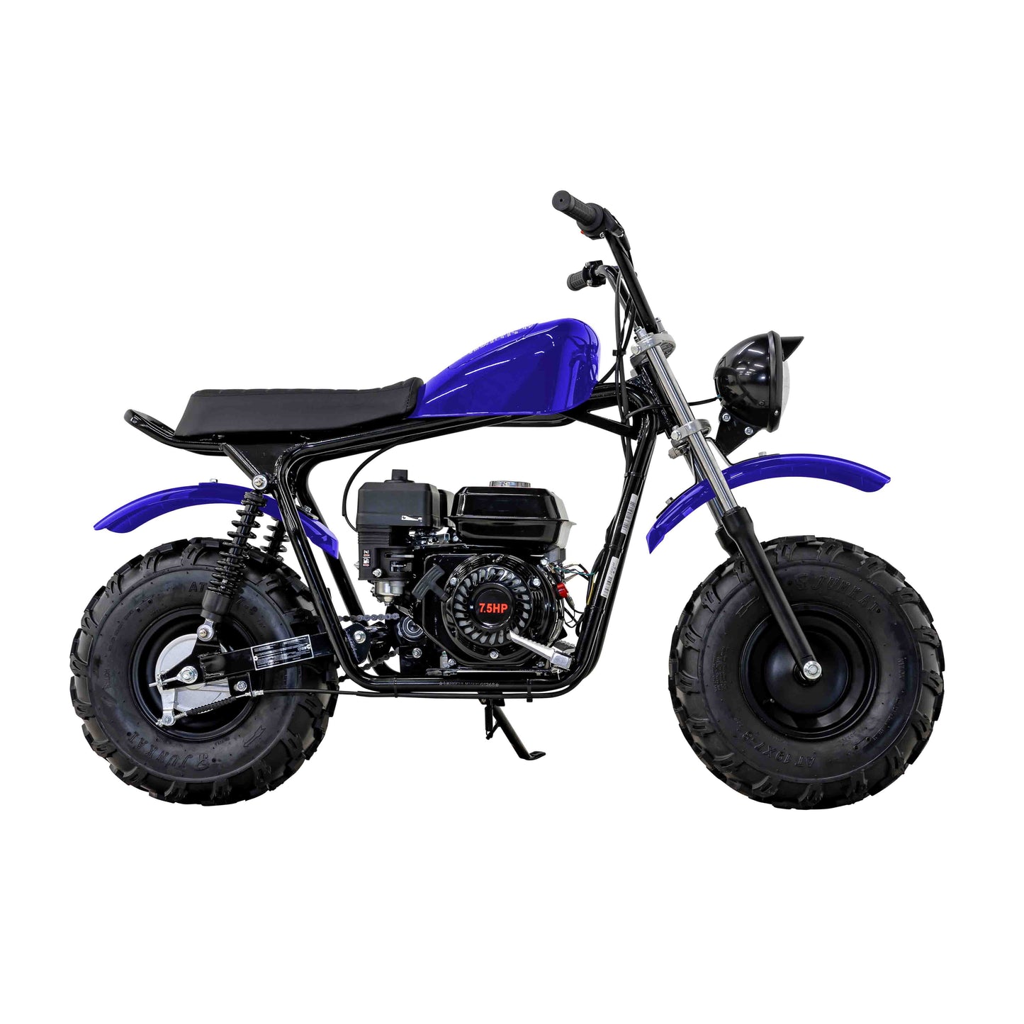 Massimo Minibike 196Cc 7.5HP 4 Stroke, Gas Powered, Trail Bike, off Road, Gasoline Powered Motorcycle MB200S - Blue