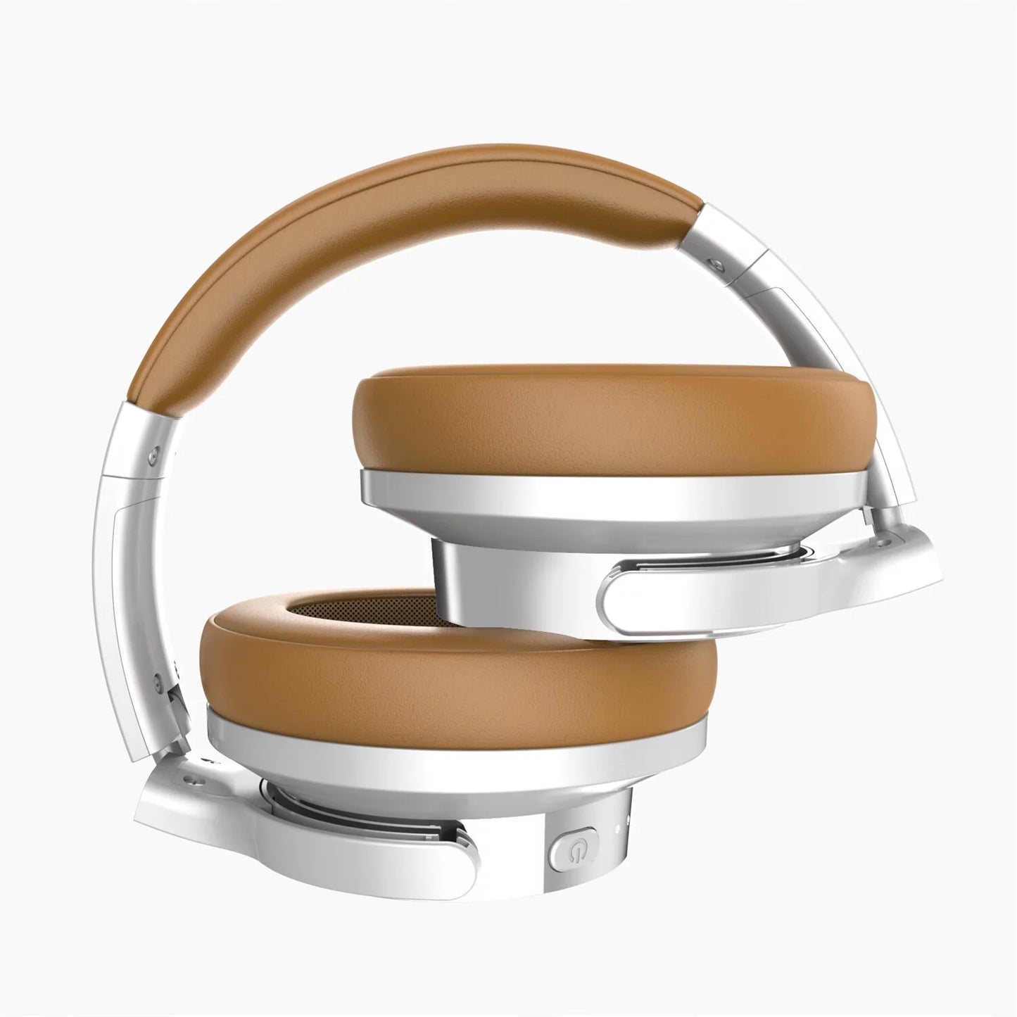 E9 Noise Cancelling Headphones,Wireless Bluetooth over Ear Headphones with Microphone,Aptx HD - Silver