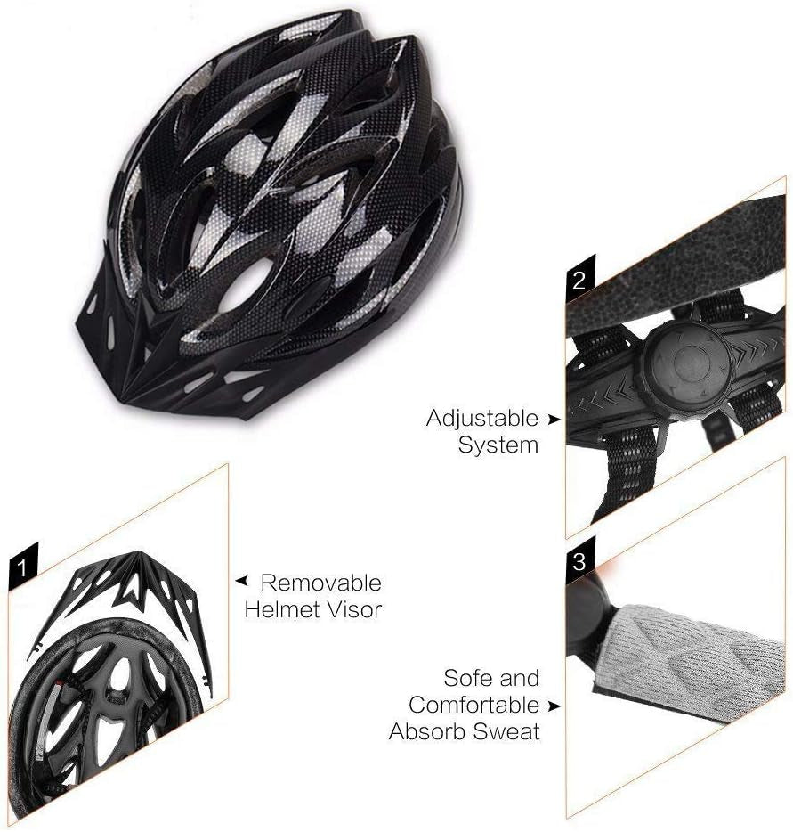 Adult Cycling Bike Helmet, Lightweight Unisex Bike Helmet,Premium Quality Airflow Bike Helmet