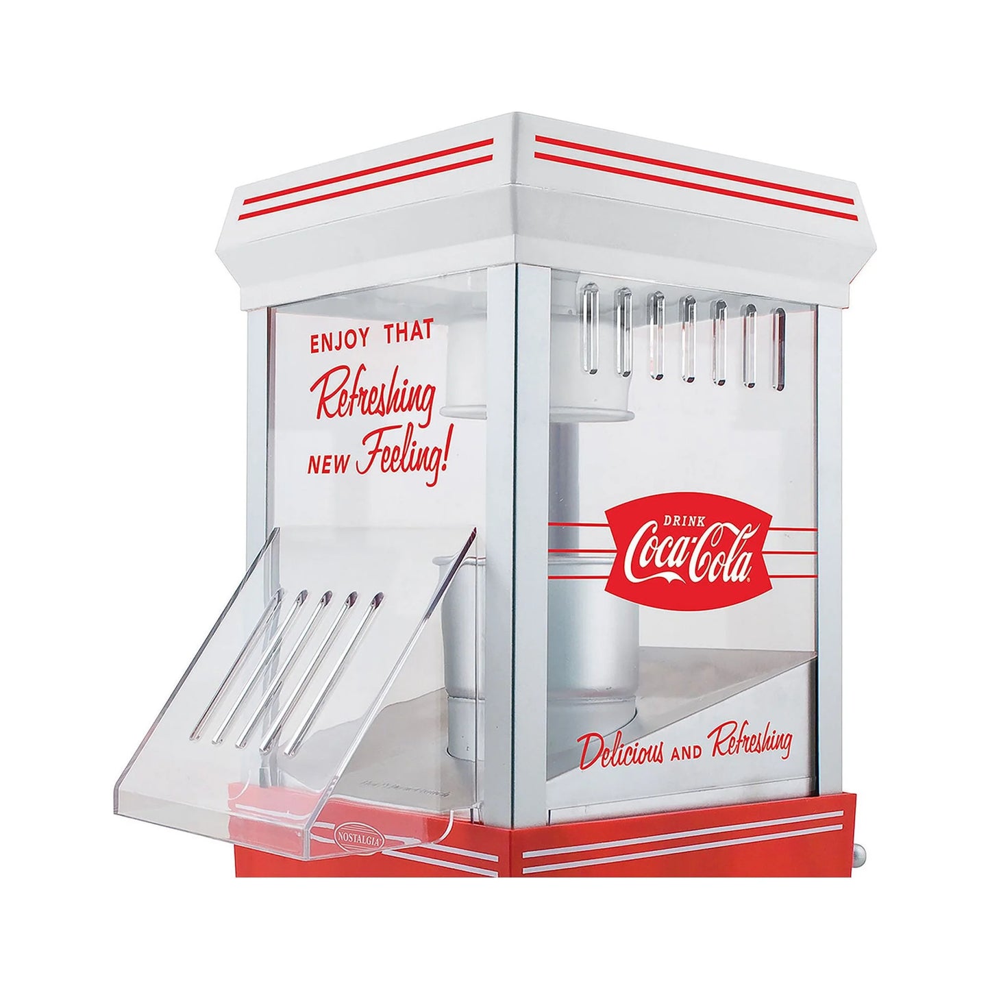 Coca-Cola 12-Cup Hot Air Popcorn Maker, Red, OFP501COKE