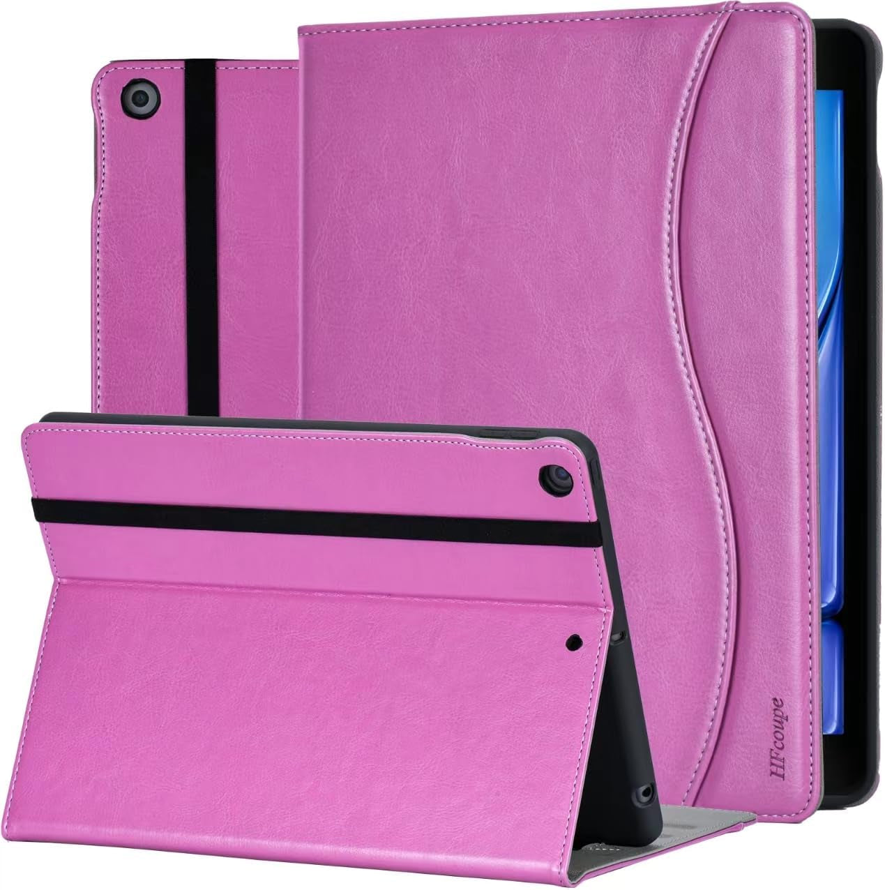 "Stylish & Functional: Leather Folio Case for iPad 9th/8th/7th Gen! π±β¨ Multiple Viewing Angles, Pencil Holder & Auto Sleep/Wake Feature! ποΈπ‘οΈ #iPadCase #TechStyle"
