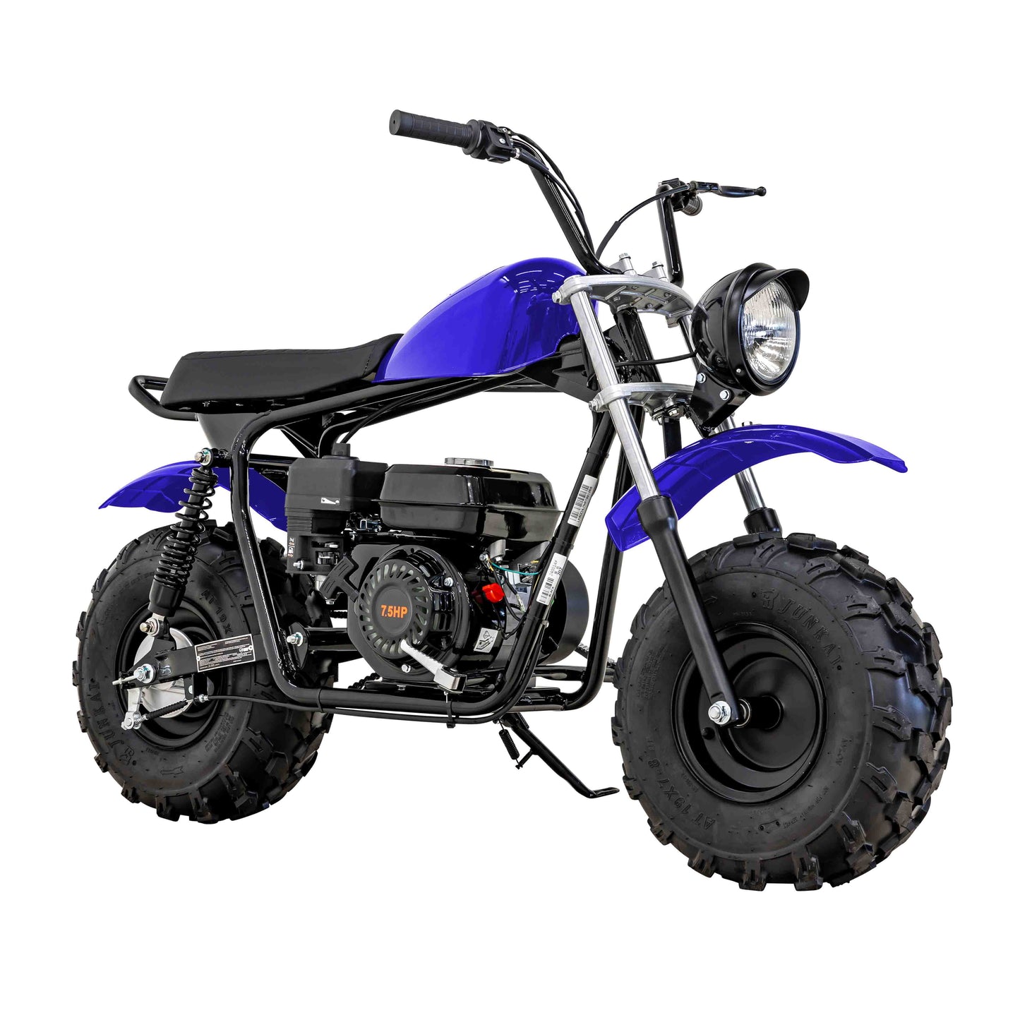 Massimo Minibike 196Cc 7.5HP 4 Stroke, Gas Powered, Trail Bike, off Road, Gasoline Powered Motorcycle MB200S - Blue