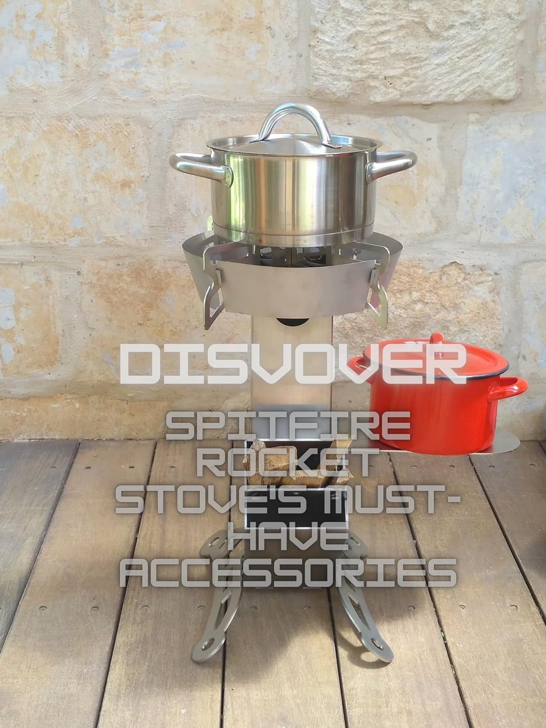 Rocket Stove Patrol, Camp Rocket Stove Wood Burning Portable Stove W/Travel Case, Collapsible Backpacking Wood Stove, Rocket Camp Stove, Outdoor Cooking Stove Estufa De Leña Para Cocinar