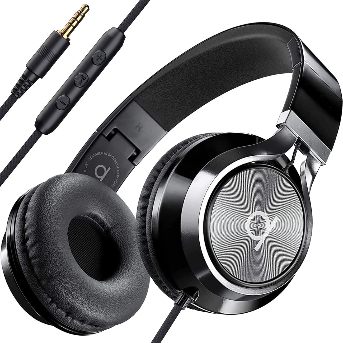 Experience Crystal Clear Sound with CL750 Wired On-Ear Headphones 🎧 - Perfect for Your Laptop and Gaming Sessions! 🎮✨