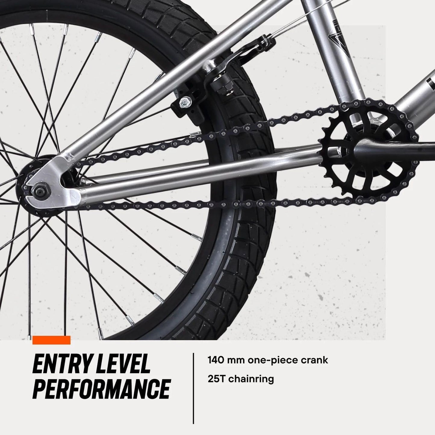 Legion Kids Freestyle Sidewalk BMX Bike, Beginner Riders, Boys and Girls, 16-20-Inch Wheels, Hi-Ten Steel Frame, Micro Drive BMX Gearing